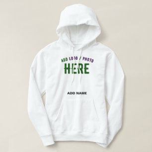 MODERNE, STYLISCH ZOLLBARE WEISSE, ÜBERPRÜFT MARKI HOODIE