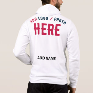 MODERNE, STYLISCH ZOLLBARE WEISSE, ÜBERPRÜFT MARKI HOODIE
