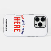 MODERNE, STYLISCH ZOLLBARE WEISSE, ÜBERPRÜFT MARKI iPhone HÜLLE (Rückseite (Horizontal))