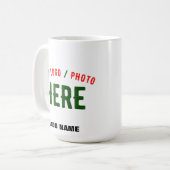 MODERNE, STYLISCH ZOLLBARE WEISSE, ÜBERPRÜFT MARKI KAFFEETASSE (Vorderseite Links)