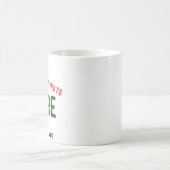 MODERNE, STYLISCH ZOLLBARE WEISSE, ÜBERPRÜFT MARKI KAFFEETASSE (Mittel)