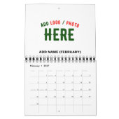 MODERNE, STYLISCH ZOLLBARE WEISSE, ÜBERPRÜFT MARKI KALENDER (Feb 2027)