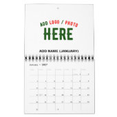 MODERNE, STYLISCH ZOLLBARE WEISSE, ÜBERPRÜFT MARKI KALENDER (Jan 2027)