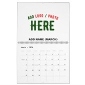 MODERNE, STYLISCH ZOLLBARE WEISSE, ÜBERPRÜFT MARKI KALENDER (Mär 2026)