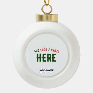 MODERNE, STYLISCH ZOLLBARE WEISSE, ÜBERPRÜFT MARKI KERAMIK Kugel-Ornament