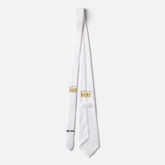 MODERNE, STYLISCH ZOLLBARE WEISSE, ÜBERPRÜFT MARKI KRAWATTE (Rückseite)