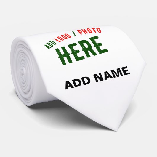 MODERNE, STYLISCH ZOLLBARE WEISSE, ÜBERPRÜFT MARKI KRAWATTE (Gerollt)