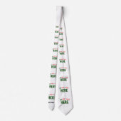 MODERNE, STYLISCH ZOLLBARE WEISSE, ÜBERPRÜFT MARKI KRAWATTE (Rückseite)