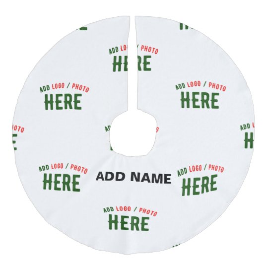 MODERNE, STYLISCH ZOLLBARE WEISSE, ÜBERPRÜFT MARKI LEINENIMITAT WEIHNACHTSBAUMDECKE (Vorderseite)