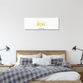 MODERNE, STYLISCH ZOLLBARE WEISSE, ÜBERPRÜFT MARKI LEINWANDDRUCK (Insitu (Schlafzimmer))