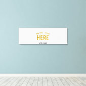 MODERNE, STYLISCH ZOLLBARE WEISSE, ÜBERPRÜFT MARKI LEINWANDDRUCK (Insitu (Holzboden))