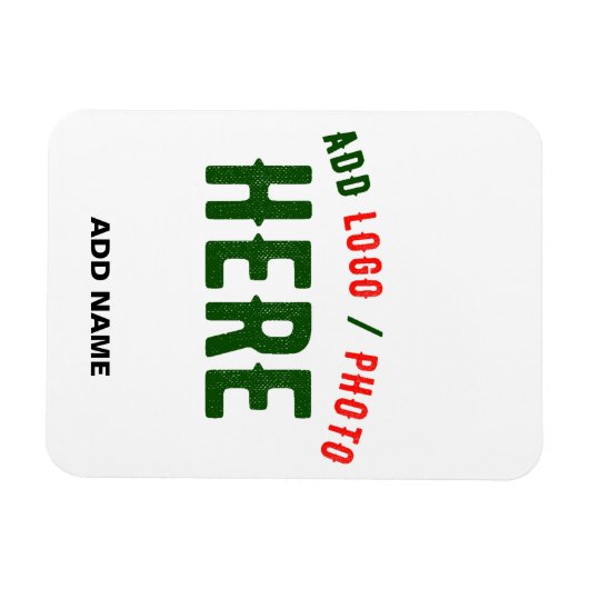 MODERNE, STYLISCH ZOLLBARE WEISSE, ÜBERPRÜFT MARKI MAGNET (Horizontal)