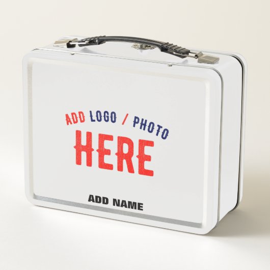 MODERNE, STYLISCH ZOLLBARE WEISSE, ÜBERPRÜFT MARKI METALL BROTDOSE (Rückseite)