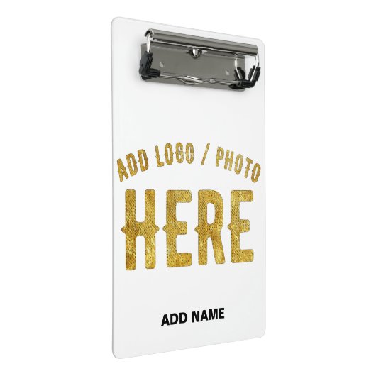 MODERNE, STYLISCH ZOLLBARE WEISSE, ÜBERPRÜFT MARKI MINI KLEMMBRETT (Schrägansicht)