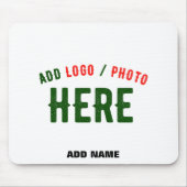 MODERNE, STYLISCH ZOLLBARE WEISSE, ÜBERPRÜFT MARKI MOUSEPAD (Vorne)