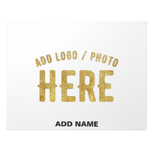 MODERNE, STYLISCH ZOLLBARE WEISSE, ÜBERPRÜFT MARKI NOTIZBLOCK (Vorderseite)