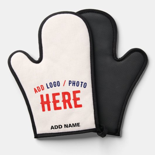 MODERNE, STYLISCH ZOLLBARE WEISSE, ÜBERPRÜFT MARKI OFENHANDSCHUH (Vorderseite/Rückseite)