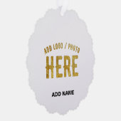 MODERNE, STYLISCH ZOLLBARE WEISSE, ÜBERPRÜFT MARKI ORNAMENT KARTE (Rechts)