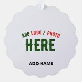 MODERNE, STYLISCH ZOLLBARE WEISSE, ÜBERPRÜFT MARKI ORNAMENT KARTE (Rückseite)