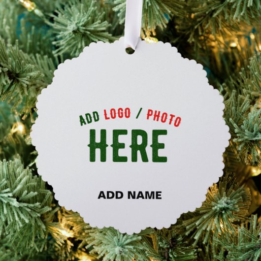 MODERNE, STYLISCH ZOLLBARE WEISSE, ÜBERPRÜFT MARKI ORNAMENT KARTE (Insitu (Baum))