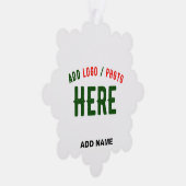 MODERNE, STYLISCH ZOLLBARE WEISSE, ÜBERPRÜFT MARKI ORNAMENT KARTE (Rechts)