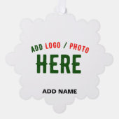 MODERNE, STYLISCH ZOLLBARE WEISSE, ÜBERPRÜFT MARKI ORNAMENT KARTE (Vorderseite)