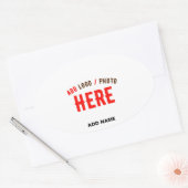 MODERNE, STYLISCH ZOLLBARE WEISSE, ÜBERPRÜFT MARKI OVALER AUFKLEBER (Umschlag)