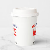 MODERNE, STYLISCH ZOLLBARE WEISSE, ÜBERPRÜFT MARKI PAPPBECHER (Links)