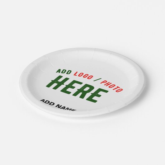 MODERNE, STYLISCH ZOLLBARE WEISSE, ÜBERPRÜFT MARKI PAPPTELLER (Schrägansicht)