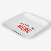 MODERNE, STYLISCH ZOLLBARE WEISSE, ÜBERPRÜFT MARKI PAPPTELLER (Gewinkelt)