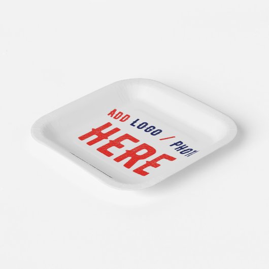 MODERNE, STYLISCH ZOLLBARE WEISSE, ÜBERPRÜFT MARKI PAPPTELLER (Gewinkelt)