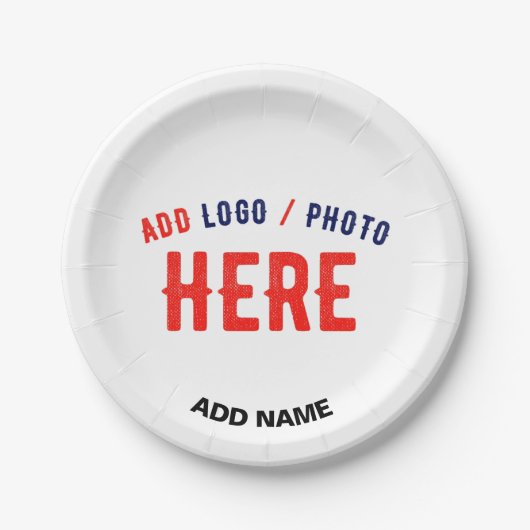 MODERNE, STYLISCH ZOLLBARE WEISSE, ÜBERPRÜFT MARKI PAPPTELLER (Vorderseite)