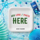 MODERNE, STYLISCH ZOLLBARE WEISSE, ÜBERPRÜFT MARKI PAPPTELLER (Party)