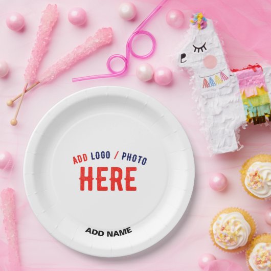 MODERNE, STYLISCH ZOLLBARE WEISSE, ÜBERPRÜFT MARKI PAPPTELLER (Party)