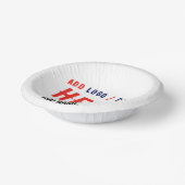 MODERNE, STYLISCH ZOLLBARE WEISSE, ÜBERPRÜFT MARKI PAPPTELLER (Gewinkelt)