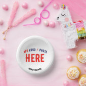 MODERNE, STYLISCH ZOLLBARE WEISSE, ÜBERPRÜFT MARKI PAPPTELLER (Party)