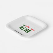 MODERNE, STYLISCH ZOLLBARE WEISSE, ÜBERPRÜFT MARKI PAPPTELLER (Gewinkelt)