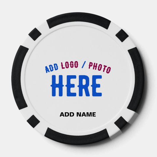 MODERNE, STYLISCH ZOLLBARE WEISSE, ÜBERPRÜFT MARKI POKERCHIPS (Rückseite)