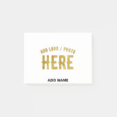 MODERNE, STYLISCH ZOLLBARE WEISSE, ÜBERPRÜFT MARKI POST-IT KLEBEZETTEL (Vorderseite)