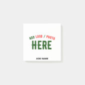 MODERNE, STYLISCH ZOLLBARE WEISSE, ÜBERPRÜFT MARKI POST-IT KLEBEZETTEL (Vorderseite)