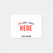 MODERNE, STYLISCH ZOLLBARE WEISSE, ÜBERPRÜFT MARKI POST-IT KLEBEZETTEL (Vorderseite)