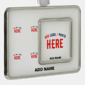 MODERNE, STYLISCH ZOLLBARE WEISSE, ÜBERPRÜFT MARKI Rahmen-Ornament SILBER (Rechts)