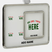 MODERNE, STYLISCH ZOLLBARE WEISSE, ÜBERPRÜFT MARKI Rahmen-Ornament SILBER (Rechts)