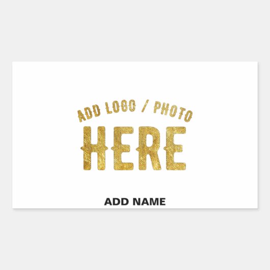 MODERNE, STYLISCH ZOLLBARE WEISSE, ÜBERPRÜFT MARKI RECHTECKIGER AUFKLEBER (Vorderseite)