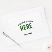 MODERNE, STYLISCH ZOLLBARE WEISSE, ÜBERPRÜFT MARKI RECHTECKIGER AUFKLEBER (Umschlag)