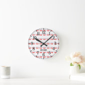 MODERNE, STYLISCH ZOLLBARE WEISSE, ÜBERPRÜFT MARKI RUNDE WANDUHR (Zuhause)