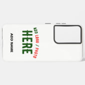 MODERNE, STYLISCH ZOLLBARE WEISSE, ÜBERPRÜFT MARKI SAMSUNG GALAXY HÜLLE (Linke Seite)