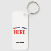 MODERNE, STYLISCH ZOLLBARE WEISSE, ÜBERPRÜFT MARKI SCHLÜSSELANHÄNGER (Rückseite)