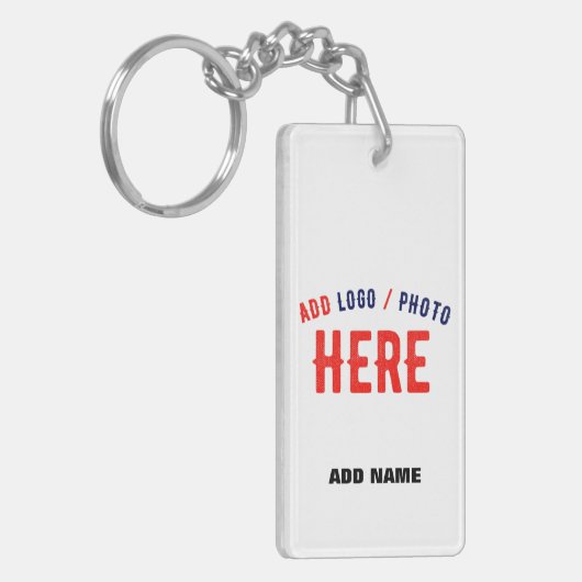 MODERNE, STYLISCH ZOLLBARE WEISSE, ÜBERPRÜFT MARKI SCHLÜSSELANHÄNGER (Vorderseite links)