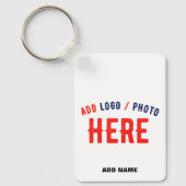 MODERNE, STYLISCH ZOLLBARE WEISSE, ÜBERPRÜFT MARKI SCHLÜSSELANHÄNGER (Vorderseite)